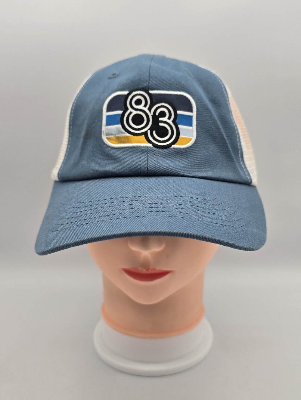 Allegis Group 40 Years 83 Logo Blue/White Trucker Adjustable Hat